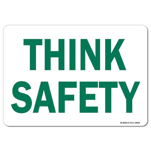 OSHA, 3.5" Height, Decal, 5" x 3.5", Landscape, PK10, safety